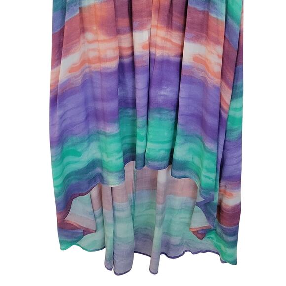 Material Girl 100% Rayon High Low Hem Sundress - Size L (NWT) - Picture 3 of 12